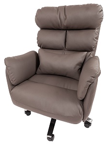 Офисное кресло CHAIRMAN 433, экокожа, коричневый